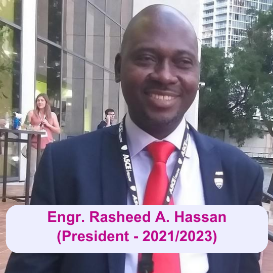 Engr. Rasheed A. Hassan (President - 20212023)